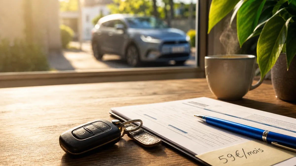 Top offres 2026 : voiture à 59 euros par mois sans apport